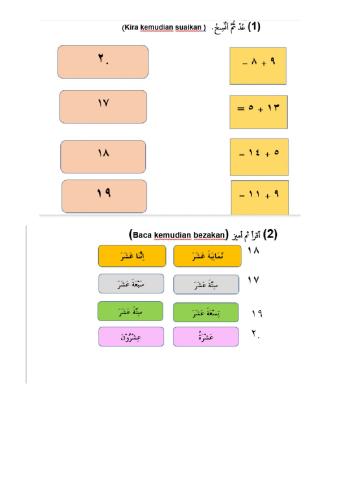 Nombor bahasa arab tahun 2