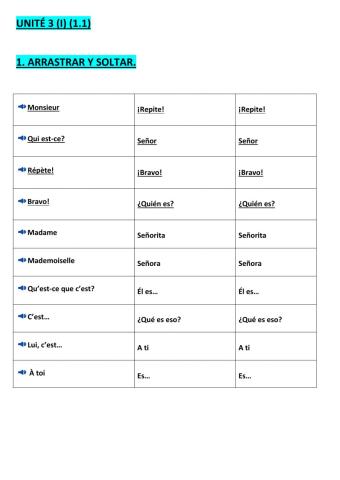 Unité 3 (I) (1.1)
