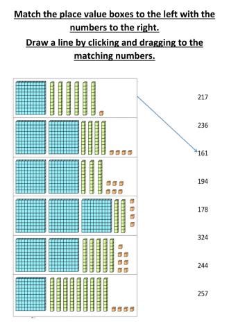 Place value matching