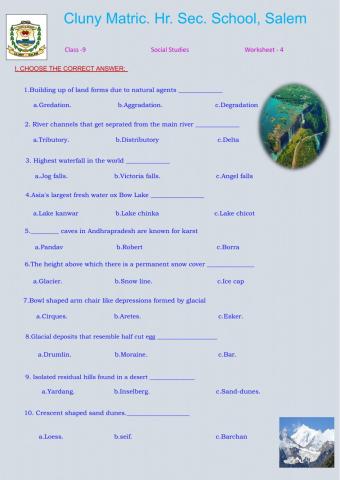 Class 9 SocialStudies Worksheet -4