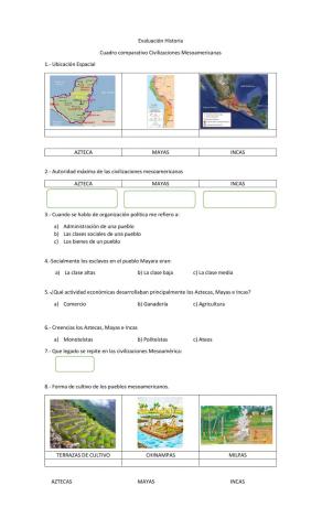 Cuadro comparativo aztecas-mayas.incas