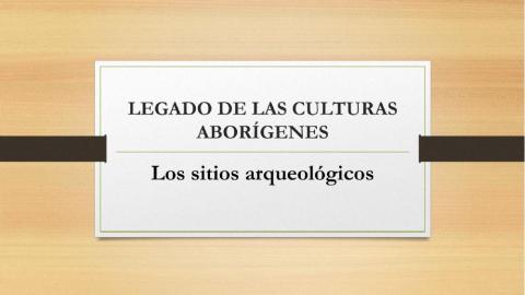 Legado de las culturas