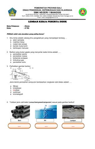 Materi dan Perubahannya