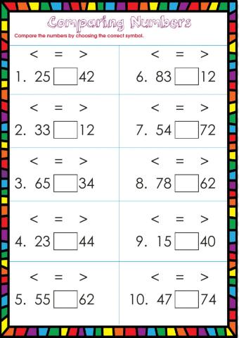 Comparing numbers