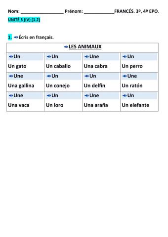 UNITÉ 5 (iv) (1.2)