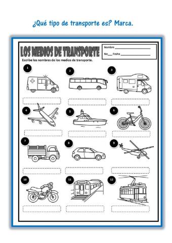 Tipos de transportes