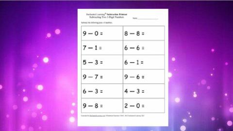 Horizontal subtraction