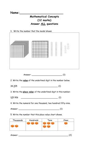 Mathematics Concepts