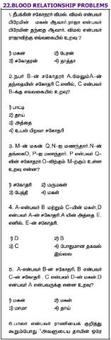 Nmms-Mat-BLOOD RELATIONSHIP PROBLEMS