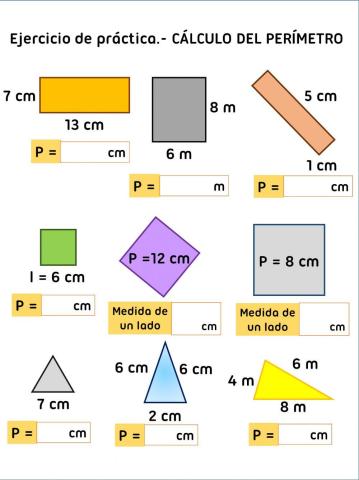 CÁLCULO DEL PERÍMETRO