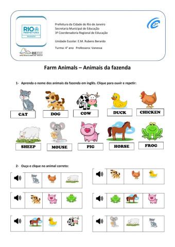 Farm animals