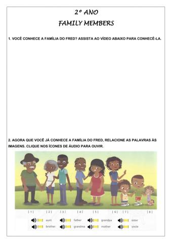 2º ano - Family members