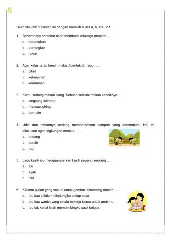 Latihan Soal Pembelajaran 1