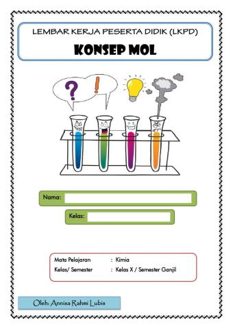 Konsep Mol - Interactive Worksheet