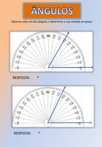 Medindo ângulos