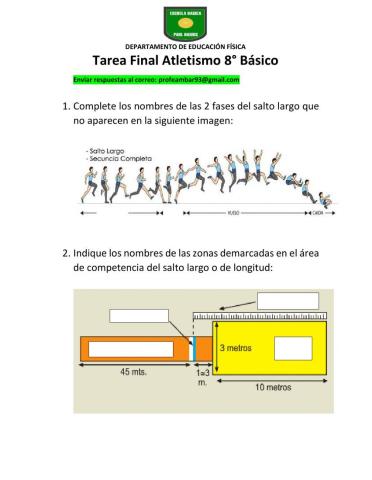 Tarea Final 8° Básico