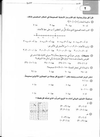 الأعداد الصحيحة والقيمة المطلقة