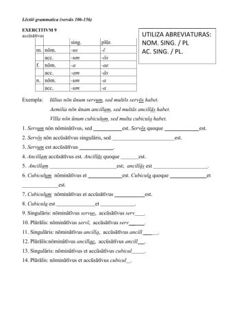 Lectio grammatica cap v