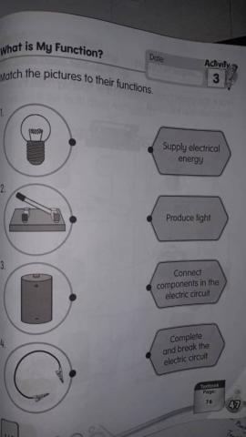 Function of electric components