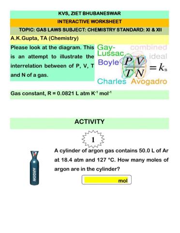 Gas Laws