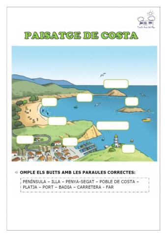 Paisatge de costa