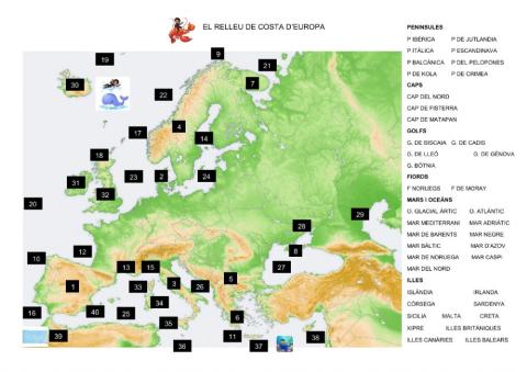 Relleu de Costa d'Europa