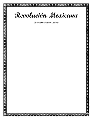 Revolución Mexicana