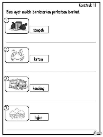 Bahasa melayu - bina ayat