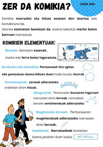 Komikien elementuak