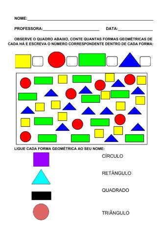 Formas e quantidades