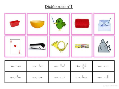 Dictée rose1