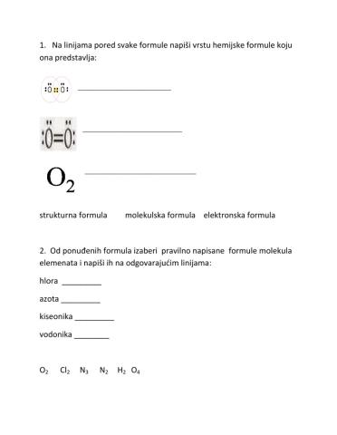 Hemijske formule