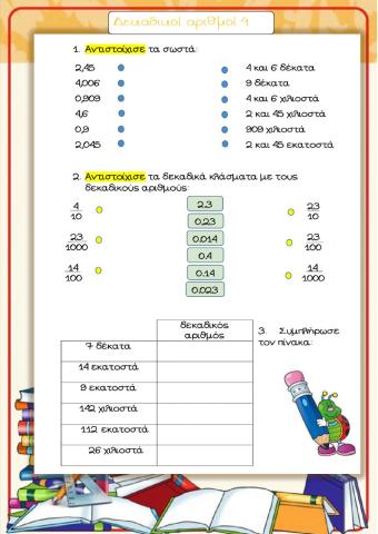 Δεκαδικοί αριθμοί 4