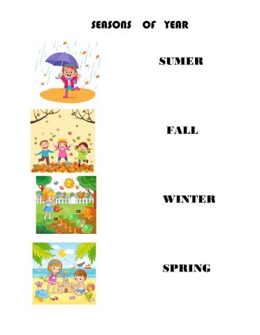 Seasons of the year