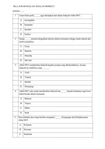 Latihan at&t liveworksheet