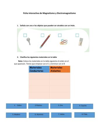 Magnetismo y Electromagnetismo