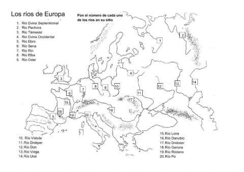 Ríos de Europa