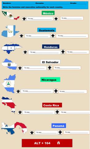 Nationalities