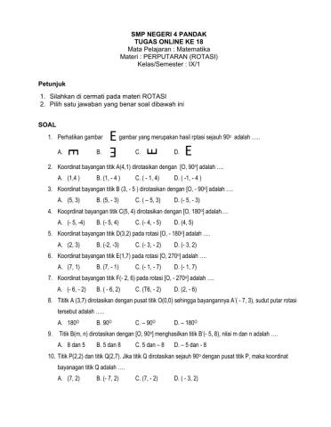 Latihan soal