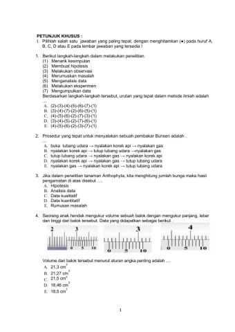 Ulangan harian fisika