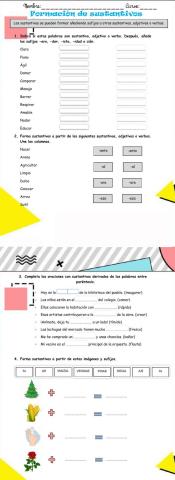 Formación de sustantivos