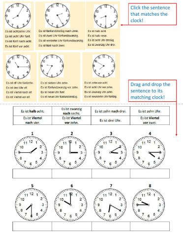 G1 Telling Time Wkst 1