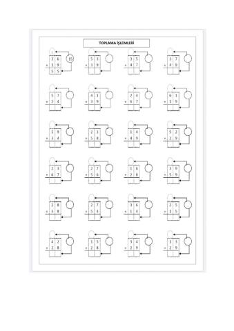 Matematik eldeli toplama