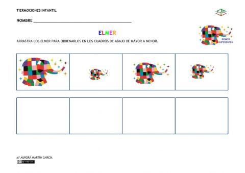 Elmer - Ordenar de mayor a menor