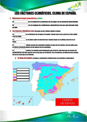 Tiempo atmosférico y Clima de España