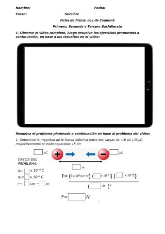 Ley de Coulomb