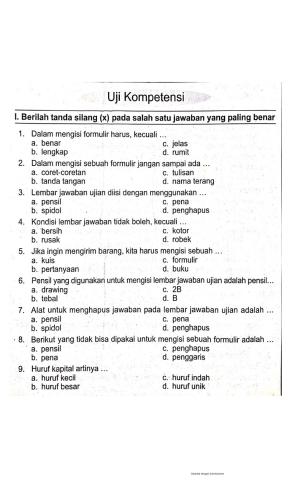 Uji kompetensi K6T5S3Bindo