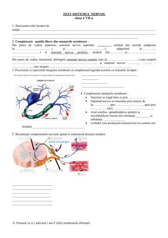 Test biologie