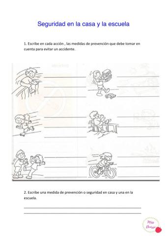 Seguridad en la casa y la escuela