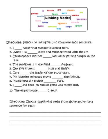 Linking Verb